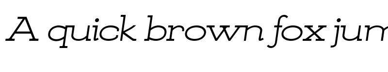 Preview of FONTSPRING DEMO - KateSlabUltraEx500MedIt Italic font