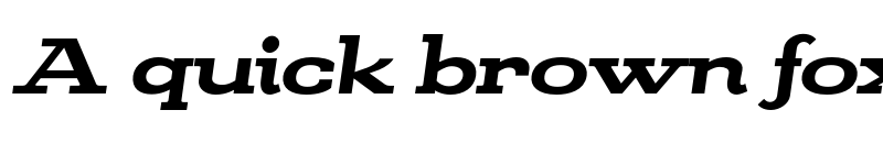 Preview of FONTSPRING DEMO - KateSlabUltraEx850HvIt Italic font