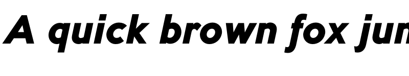 Preview of FONTSPRING DEMO - Keep Calm Heavy Italic font