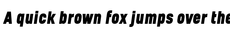 Preview of FONTSPRING DEMO - Kelpt Sans B1 Black Italic font