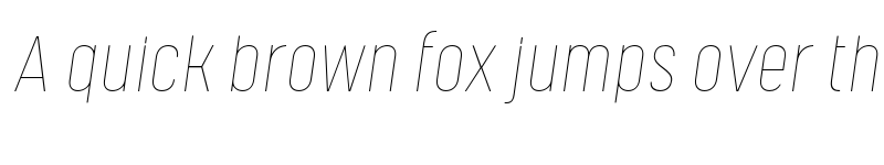 Preview of FONTSPRING DEMO - Kelpt Sans B2 Thin Italic font