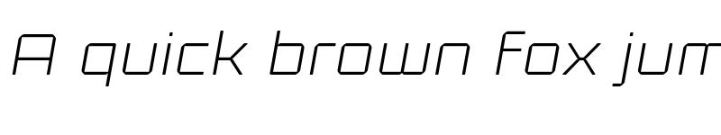 Preview of FONTSPRING DEMO - Kernel Thin Italic font