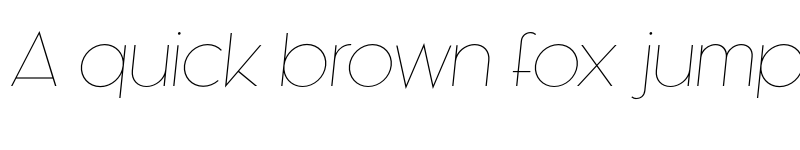 Preview of FONTSPRING DEMO - Kessel 205 Thin Italic font