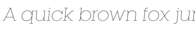 Preview of FONTSPRING DEMO - Kettering 105 Thin Italic font
