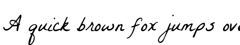 Preview of FONTSPRING DEMO - KG La Belle Aurore Regular font