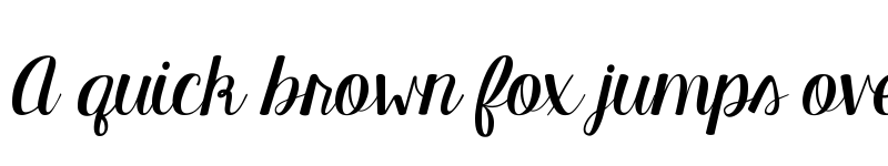 Preview of FONTSPRING DEMO - KG Manhattan Script Regular font