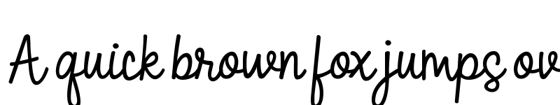 Preview of FONTSPRING DEMO - KG No Matter What Regular font