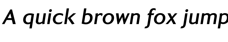 Preview of FONTSPRING DEMO - Kindersley Sans Bold Italic font