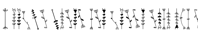 Preview of FONTSPRING DEMO - Kinfolk Pro Flowers Flowers font