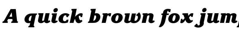 Preview of FONTSPRING DEMO - Kingston Pro Heavy Italic font