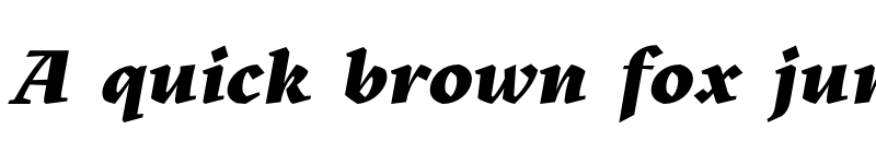 Preview of FONTSPRING DEMO - Kitsch Extrabold Italic font