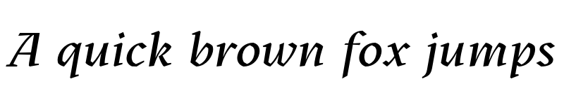 Preview of FONTSPRING DEMO - Kitsch Medium Italic font