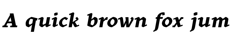 Preview of FONTSPRING DEMO - Kitsch Text Bold Italic font