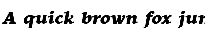 Preview of FONTSPRING DEMO - Kitsch Text Extrabold Italic font