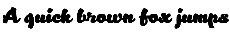 Preview of FONTSPRING DEMO - Kitten Black Regular font