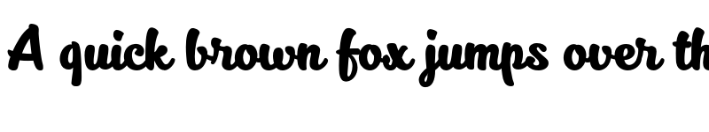 Preview of FONTSPRING DEMO - Kitten Slant Bold font