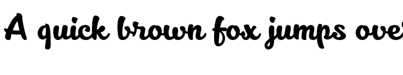 Preview of FONTSPRING DEMO - Kitten Slant Regular font