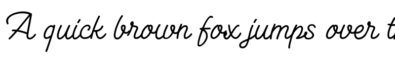 Preview of FONTSPRING DEMO - Kitten Swash Monoline Regular font