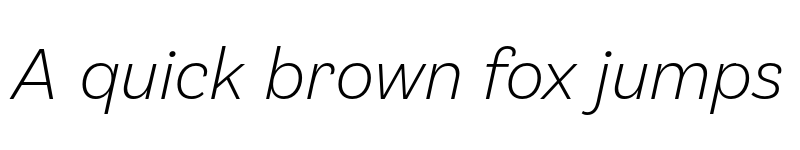 Preview of FONTSPRING DEMO - Klainy Light Italic Regular font