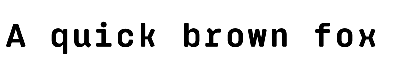 Preview of FONTSPRING DEMO - Klamp 105 Mono Bold font