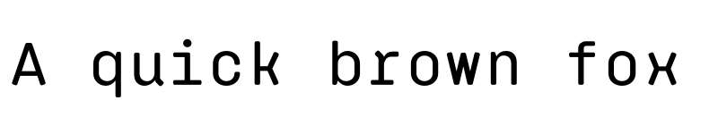 Preview of FONTSPRING DEMO - Klamp 205 Mono Medium Regular font