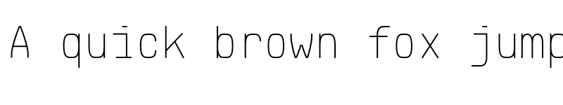 Preview of FONTSPRING DEMO - Klartext Mono Thin font