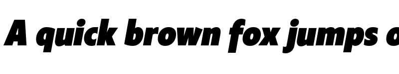 Preview of FONTSPRING DEMO - Klein Condensed Black Italic font