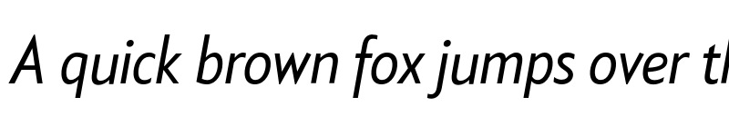 Preview of FONTSPRING DEMO - Klein Condensed Book Italic font