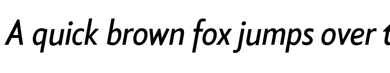 Preview of FONTSPRING DEMO - Klein Condensed Italic font