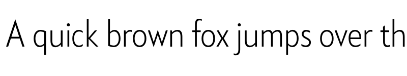 Preview of FONTSPRING DEMO - Klein Condensed Light Regular font