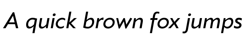 Preview of FONTSPRING DEMO - Klein Italic font