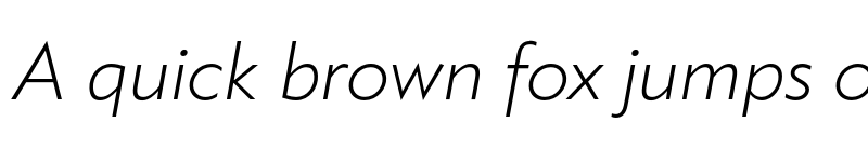 Preview of FONTSPRING DEMO - Klein Light Italic font