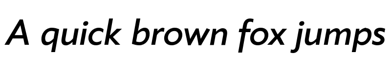 Preview of FONTSPRING DEMO - Klein Medium Italic font