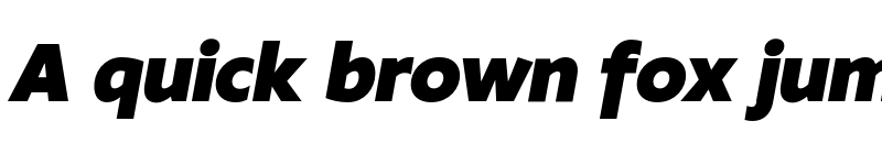 Preview of FONTSPRING DEMO - Klein Text Black Italic font