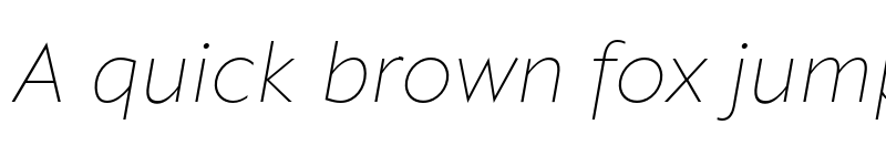 Preview of FONTSPRING DEMO - Klein Text Extralight Italic font