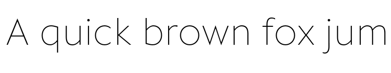 Preview of FONTSPRING DEMO - Klein Text Extralight Regular font