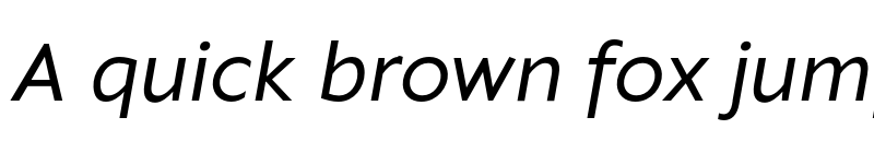 Preview of FONTSPRING DEMO - Klein Text Italic font