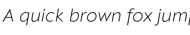 Preview of FONTSPRING DEMO - Klein Text Light Italic font