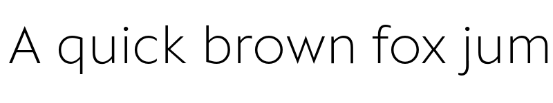 Preview of FONTSPRING DEMO - Klein Text Light Regular font