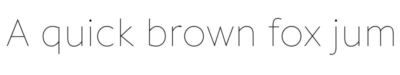 Preview of FONTSPRING DEMO - Klein Text Thin Regular font