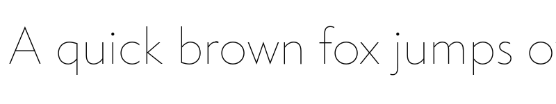 Preview of FONTSPRING DEMO - Klein Thin Regular font