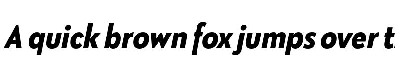 Preview of FONTSPRING DEMO - Klik Bold Narrow Italic Regular font