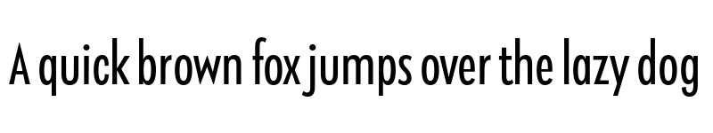 Preview of FONTSPRING DEMO - Klik Condensed Regular font