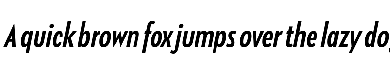 Preview of FONTSPRING DEMO - Klik Medium Condensed Italic Regular font