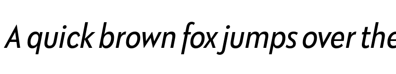 Preview of FONTSPRING DEMO - Klik Narrow Italic Regular font
