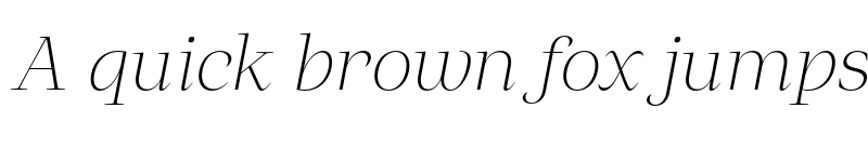 Preview of FONTSPRING DEMO - Klimaks Italic font