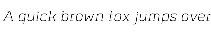 Preview of FONTSPRING DEMO - Klimt Thin Oblique Regular font