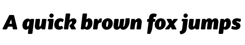 Preview of FONTSPRING DEMO - Knedle Black Italic font