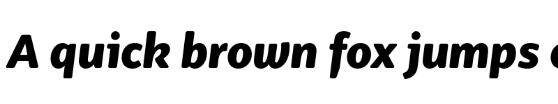 Preview of FONTSPRING DEMO - Knedle Heavy Italic font