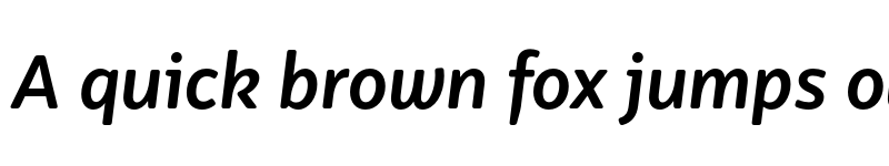 Preview of FONTSPRING DEMO - Knedle Medium Italic font